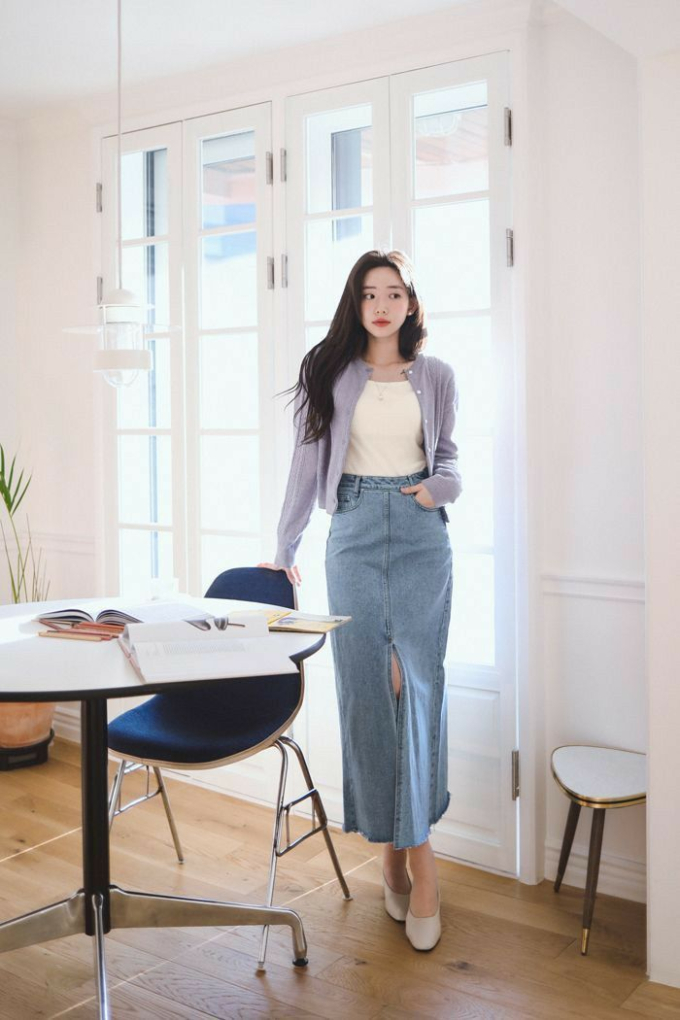 5 kiểu áo rất hợp để phối cùng chân váy dài - Ảnh 2. 5 kiểu áo rất hợp để phối cùng chân váy dài - Ảnh 2.